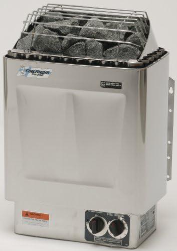 Finlandia 6kW Stainless Steel Sauna Heater with Stones