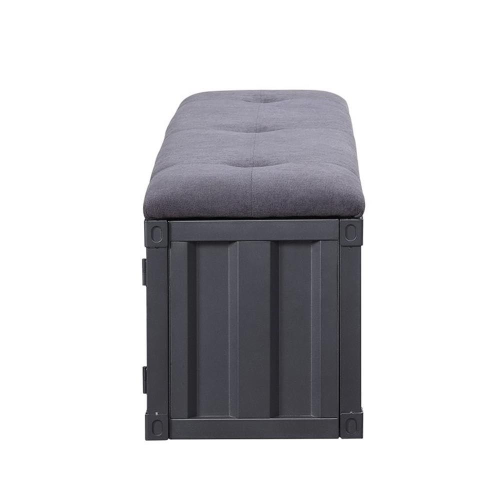Acme Cargo Fabric Upholstered Storage Bench
