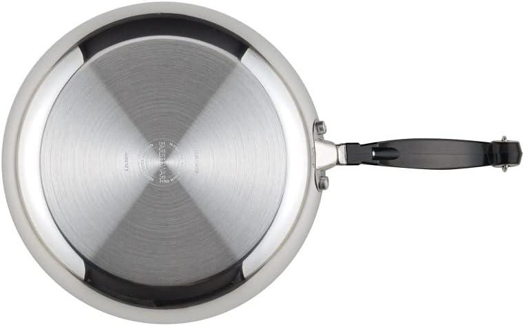 Farberware Classic Series 15pc Stainless Steel and Ceramic Cookware Pots and Pans Set Silver