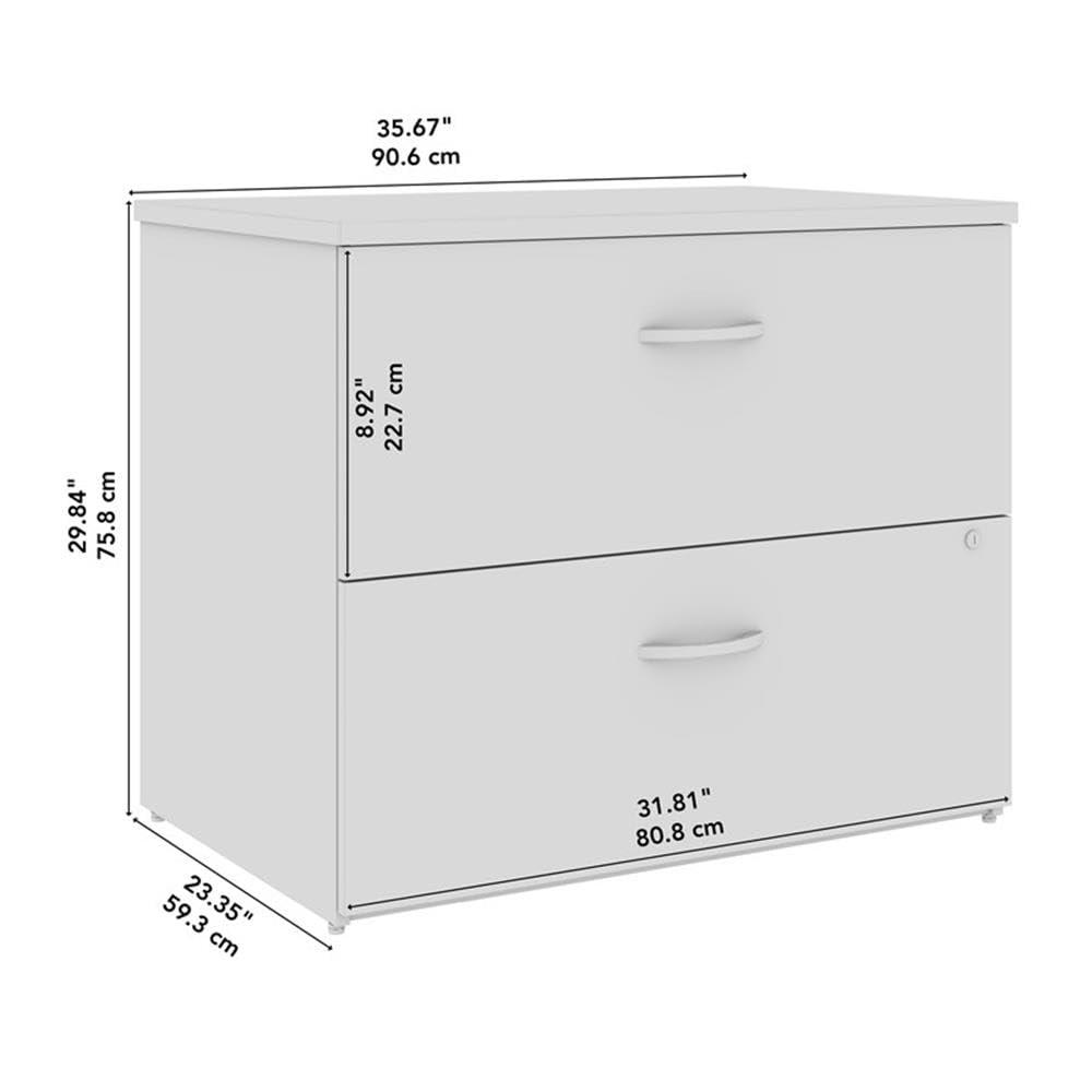 Studio C 36'' Wide 2 -Drawer File Cabinet