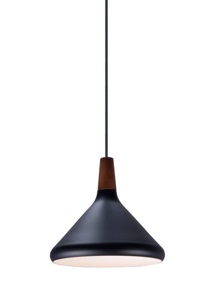 Maxim Lighting Nordic 1 - Light Pendant in  Walnut/Black