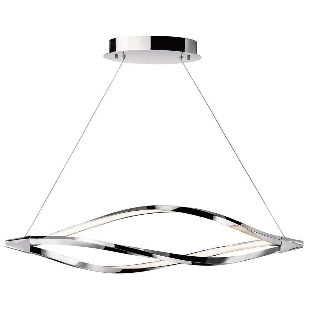 Elan Lighting - Meridian - 43.25 Inch 1 LED Chandelier-Chrome Finish