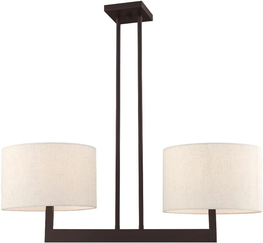 Livex Lighting Hayworth 2 - Light Chandelier in  Brushed Nickel