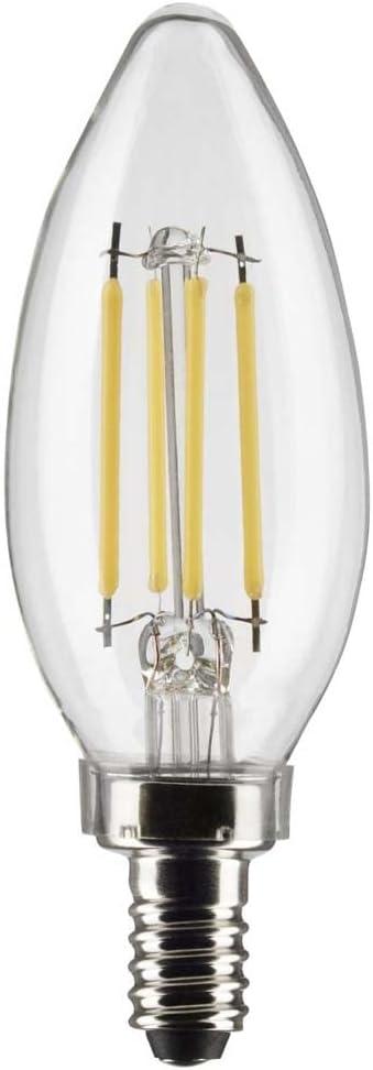 75 Watt Equivalent B11 E12/Candelabra Dimmable 3500K LED Bulb
