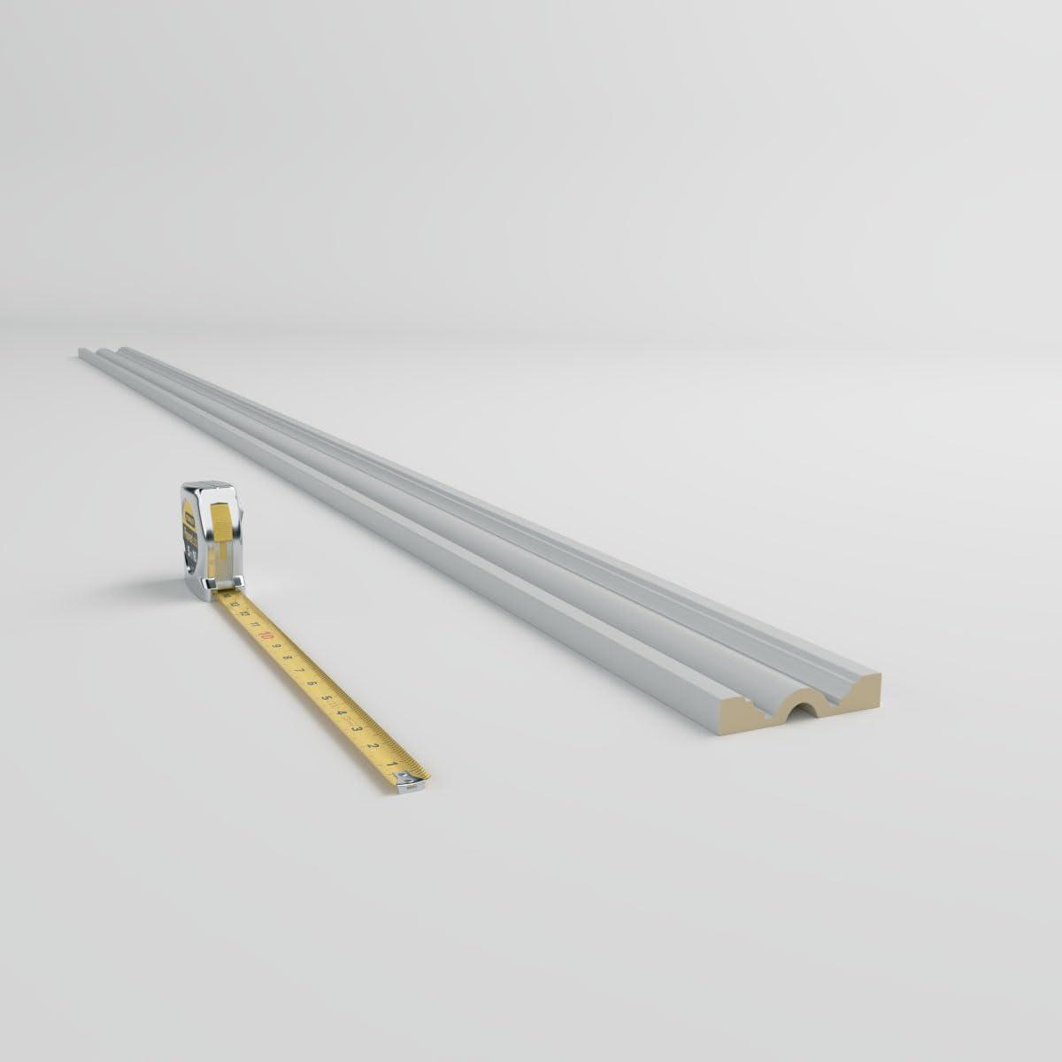 Ekena Millwork 4"H x 3/4"P x 94 1/2"L Gorleen Chair Rail (Set of 8)