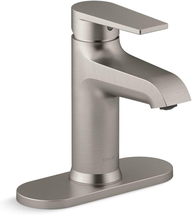 Hint Single-Handle Bathroom Sink Faucet with Escutcheon and Pop-Up Drain, 1.2 GPM