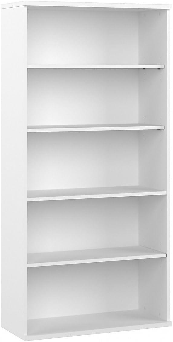 Bush Business Furniture Hybrid Tall 5 Shelf Bookcase