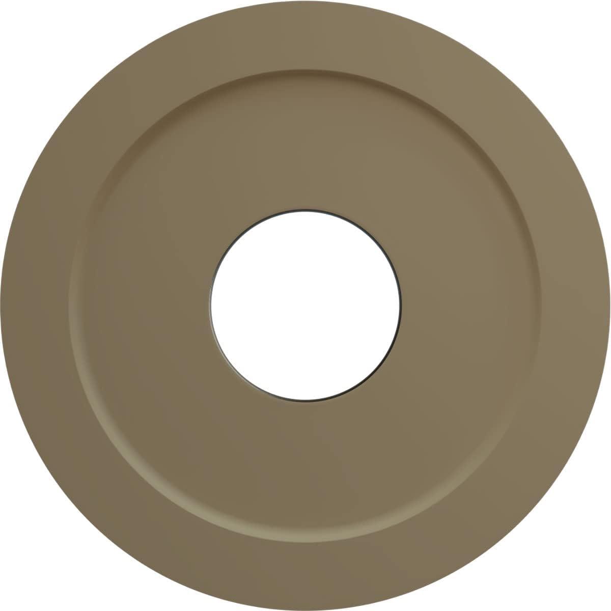 Ekena Millwork 11 3/8"OD x 3 5/8"ID x 7/8"P Palmetto Ceiling Medallion (Fits Canopies up to 4 1/2")