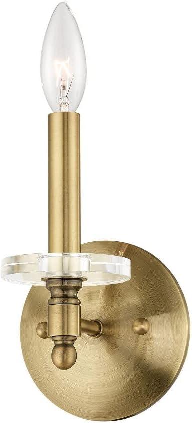 Livex Lighting Bennington 1 - Light Wall Light in  Polished Nickel