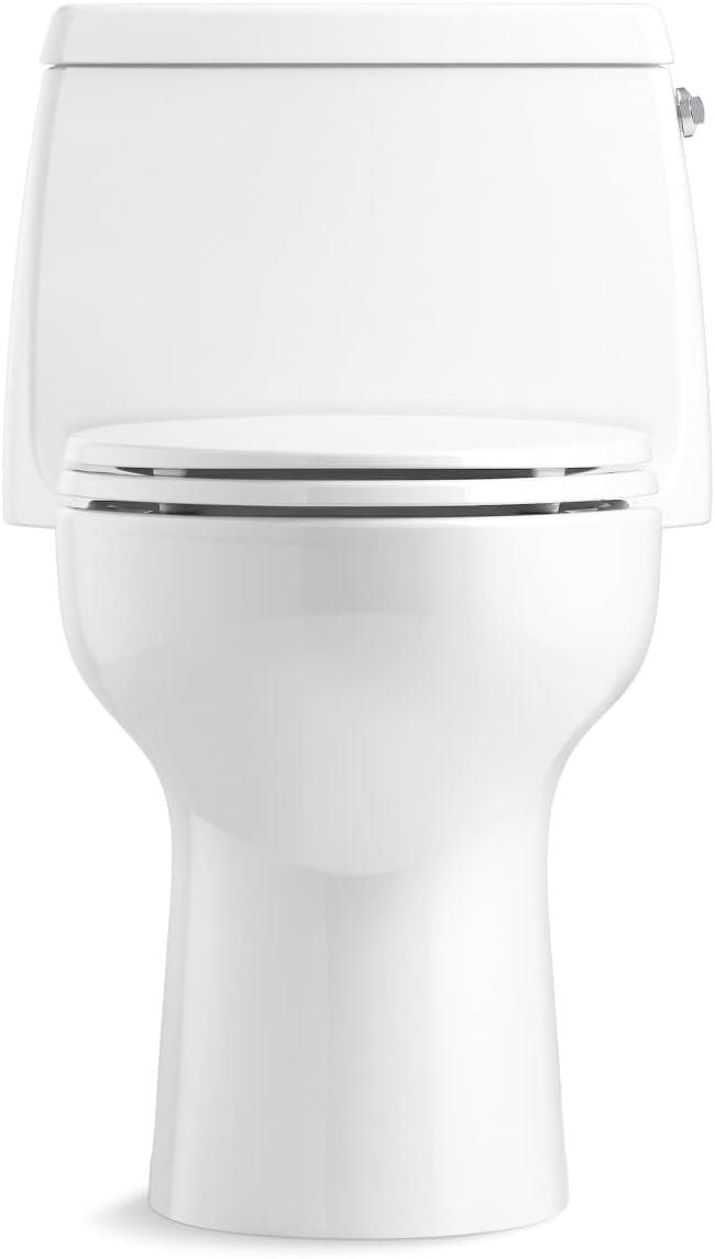 Santa Rosa Comfort Height One-Piece Compact Elongated 1.28 Gpf Toilet With Revolution 360 Swirl Flushing Technology