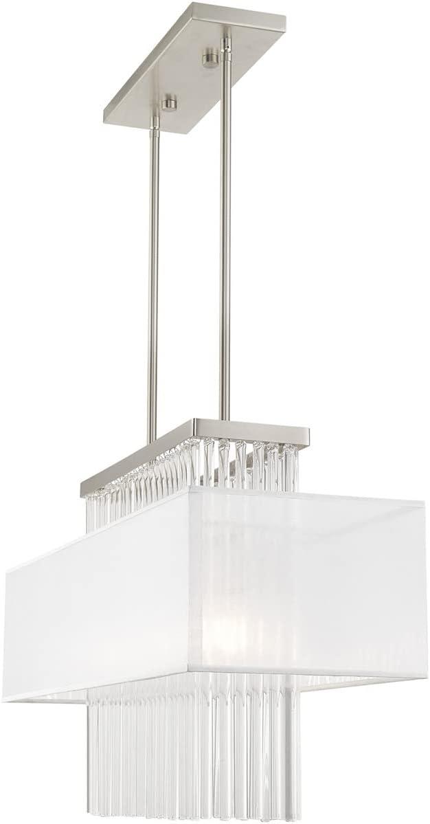 Livex Lighting Alexis 3 - Light Chandelier in  Brushed Nickel