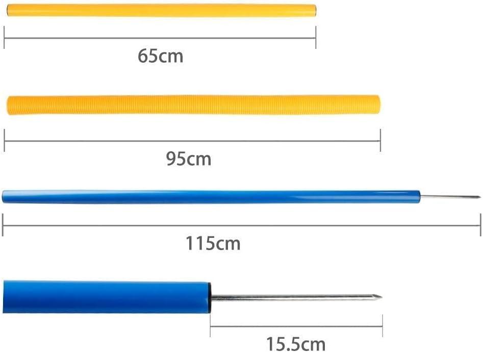 PAWISE Dog Training Exercise Equipment,Puppy Agility Training Kit, Jump Ring Outdoor,Playground Equipment Outdoor,Dog Agility Jumps for Backyards, Parks, and Playgrounds