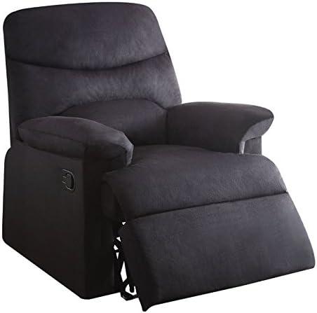 Oakwood Woven Fabric Recliner, Black
