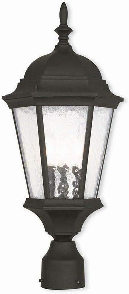 Livex Lighting Hamilton 3 - Light Post Light in  Textured Black