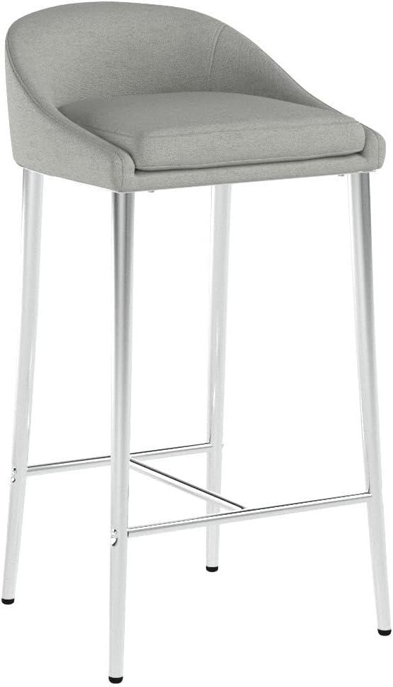 Set of 2 Bandini Modern Upholstered Counter Height Barstools - Christopher Knight Home