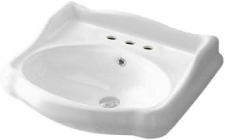 CeraStyle By Nameeks 1837 21.3'' White Ceramic Specialty Bathroom Sink with Overflow