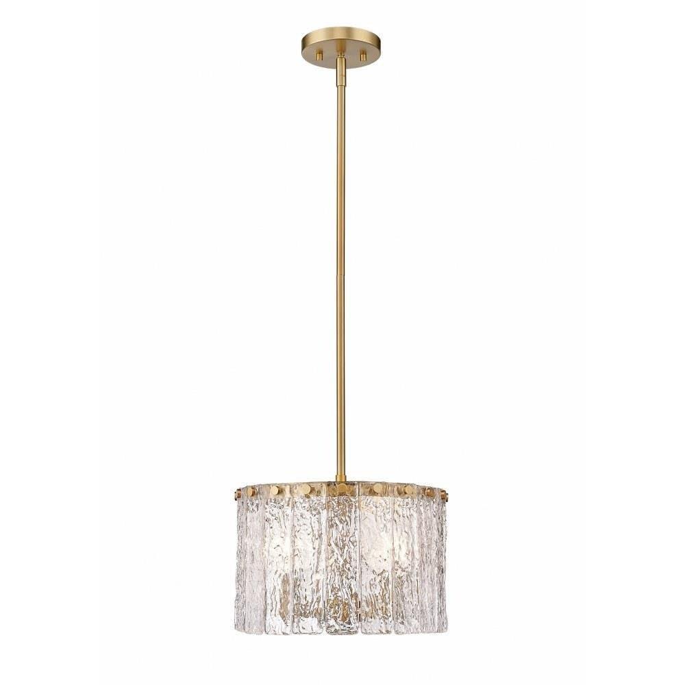 Z-Lite Glacier 3 - Light Pendant in  Modern Gold