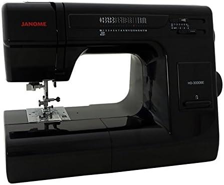 Janome HD3000BE Black Edition Heavy Duty Mechanical Sewing and Quilting Machine