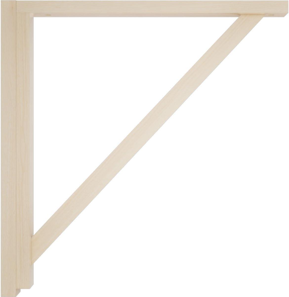 Ekena Millwork Traditional H 2.5'' W D Wood Bracket / Corbel