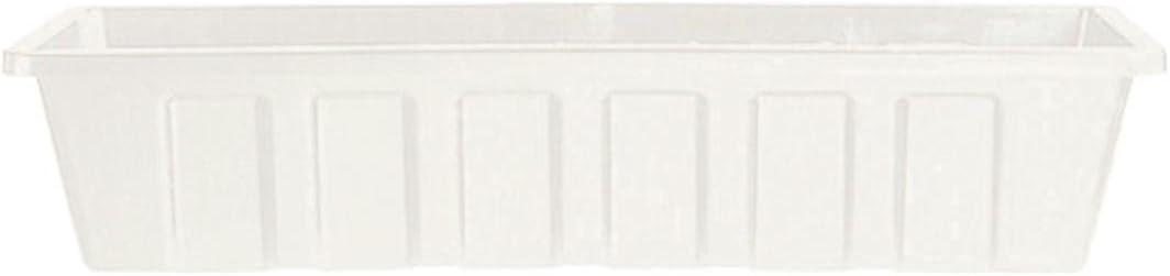 Root & Vessel Poly-Pro Flower Box / Liner, White, 24"