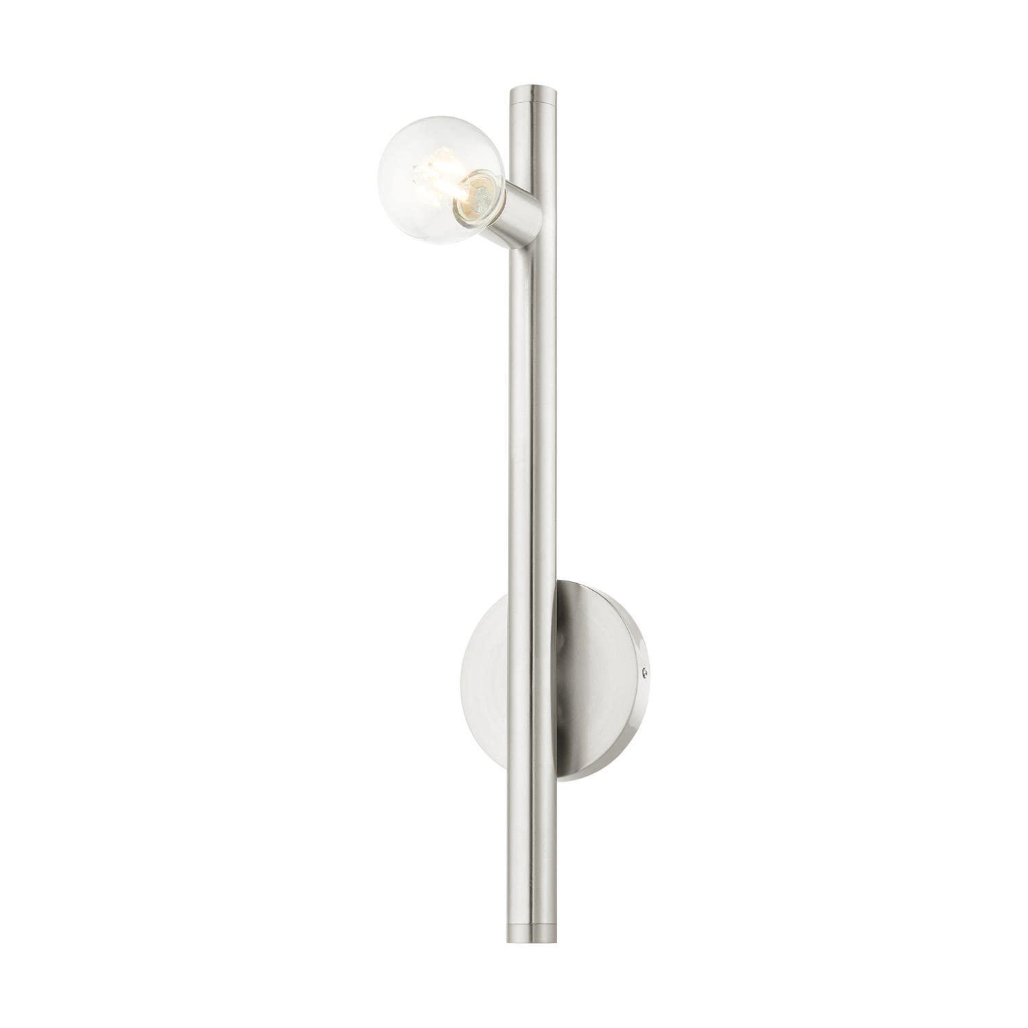 Livex Lighting Bannister 1 - Light Wall Light in  Brushed Nickel