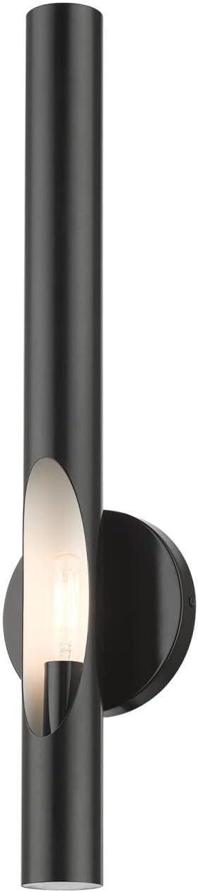 Livex Lighting Acra 1 - Light Wall Light in  Shiny Black