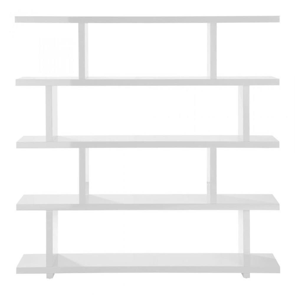 Modern Staggered Bookshelf (63")