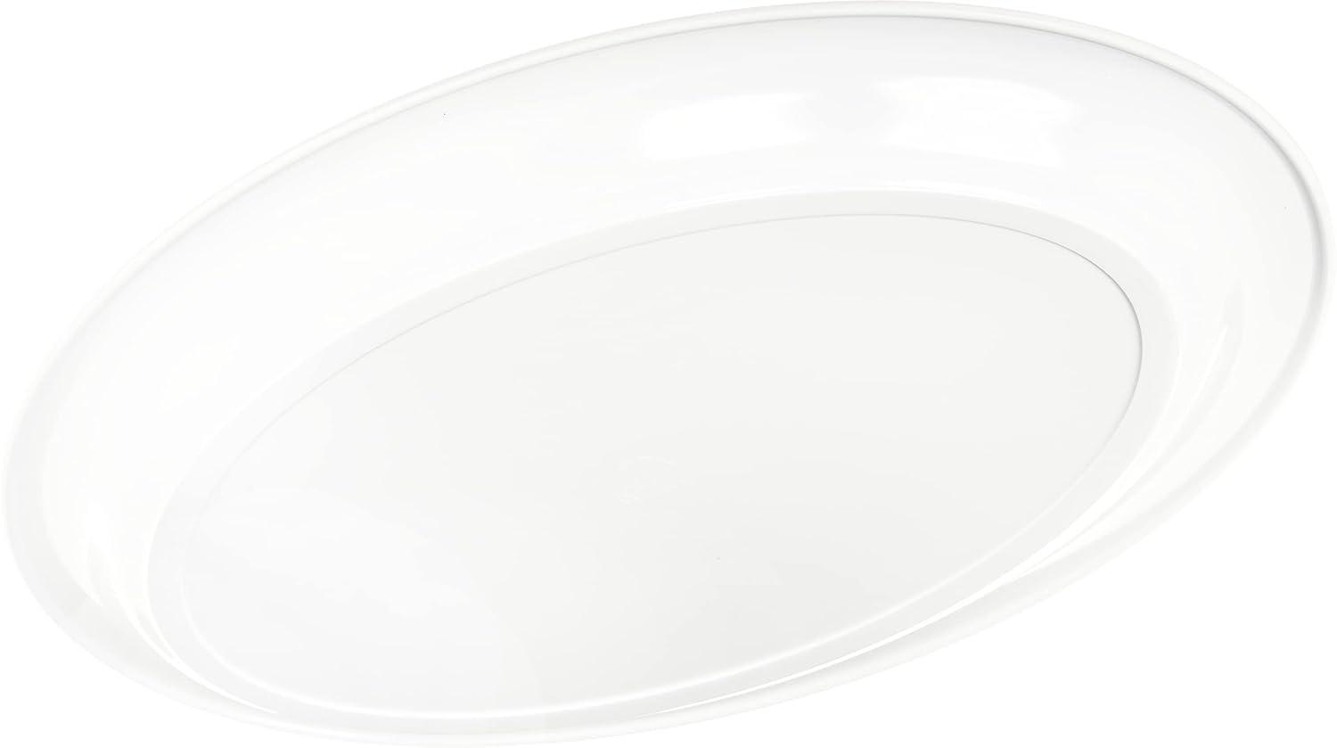 Carlisle 4384002 21 x 15" White Catering Platter"