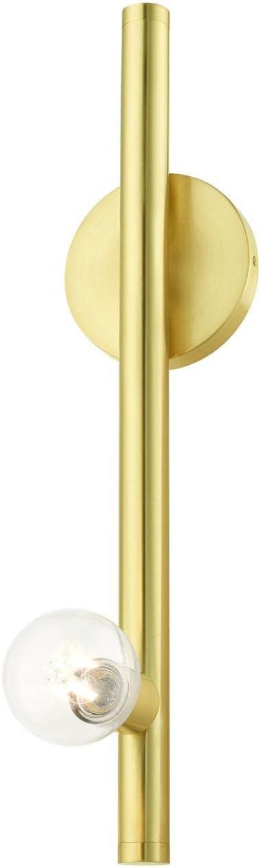 Livex Lighting Bannister 1 - Light Wall Light in  Satin Brass