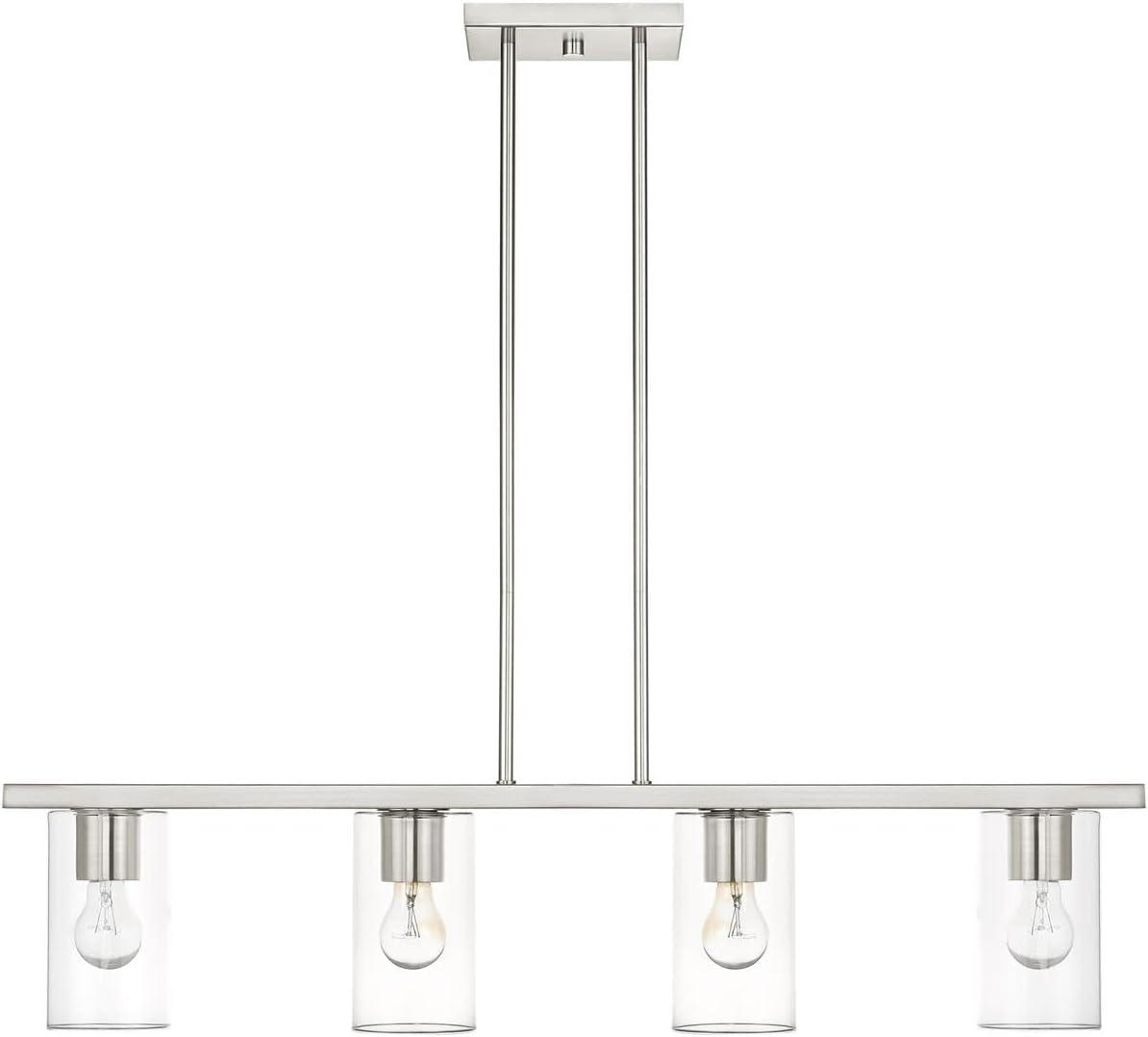 Livex Lighting Zurich 4 - Light Chandelier in  Brushed Nickel
