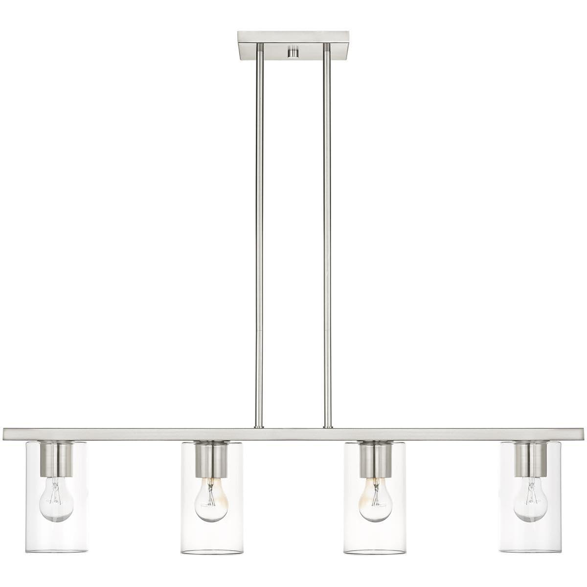 Livex Lighting Zurich 4 - Light Chandelier in  Brushed Nickel