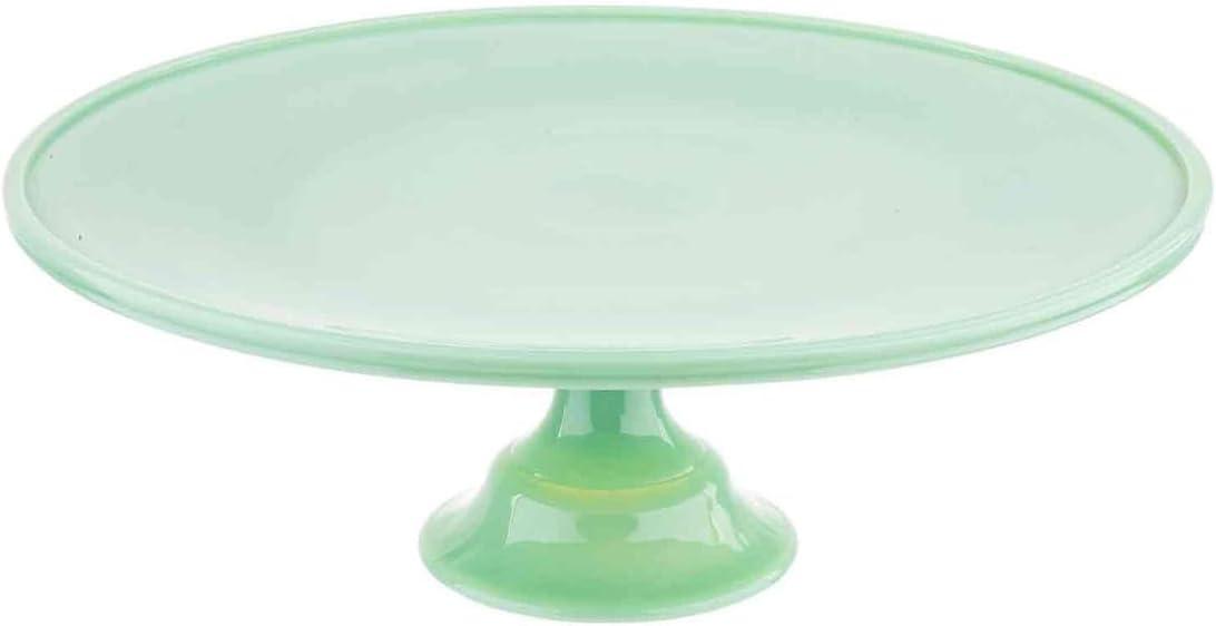 Tablecraft Jadeite Glass Collection 13" Cake Stand