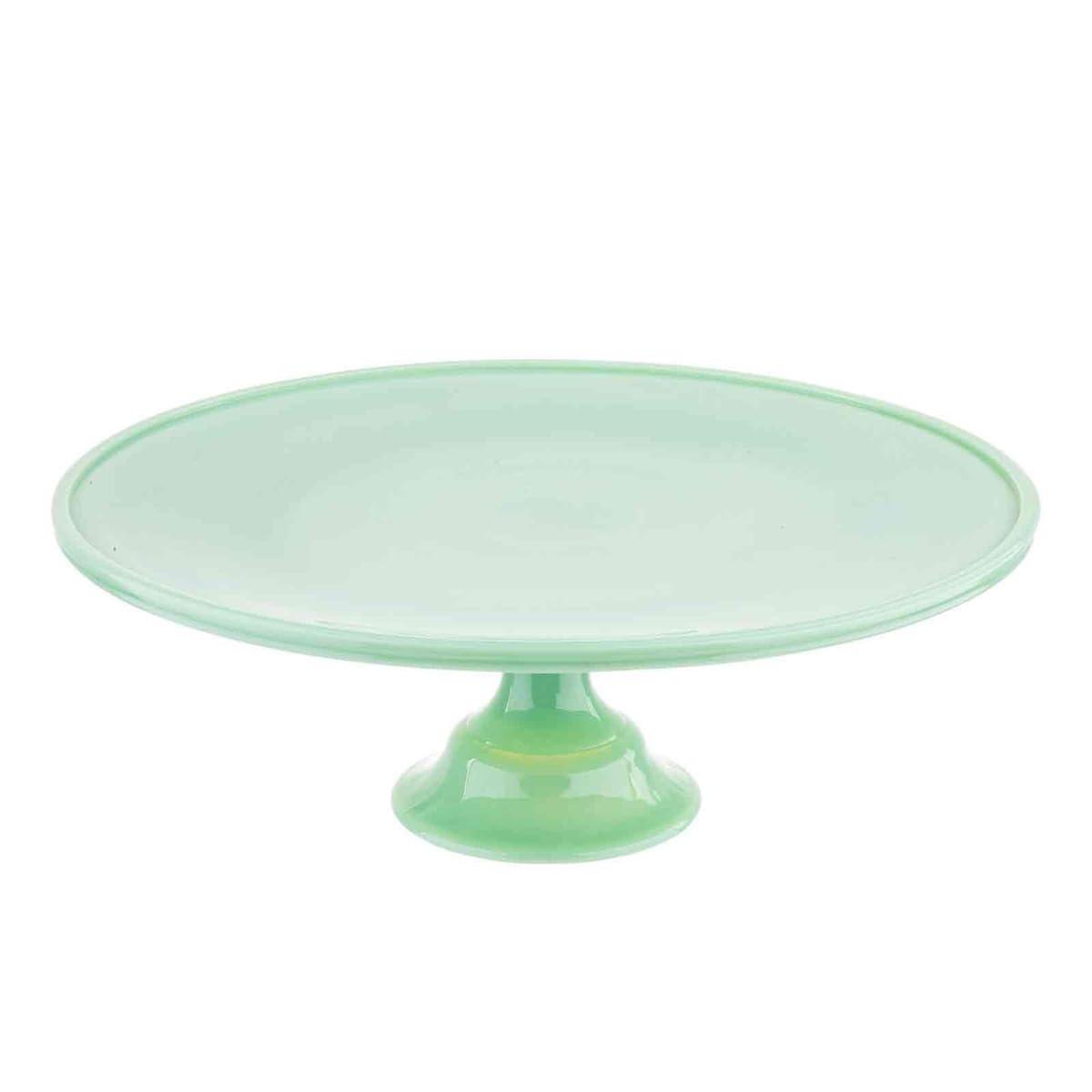 Tablecraft Jadeite Glass Collection 13" Cake Stand