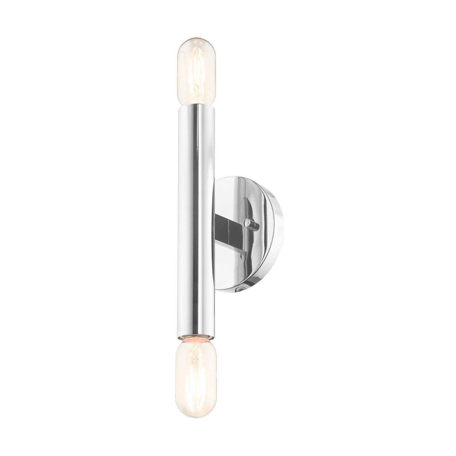 Livex Lighting Copenhagen 2 - Light Wall Light in  Polished Chrome
