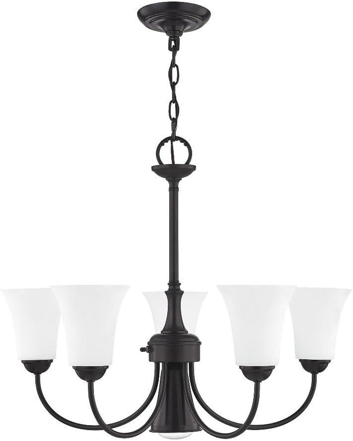 Traditional Five Light Chandelier-Antique Brass Finish Bailey Street Home 218-Bel-2255990