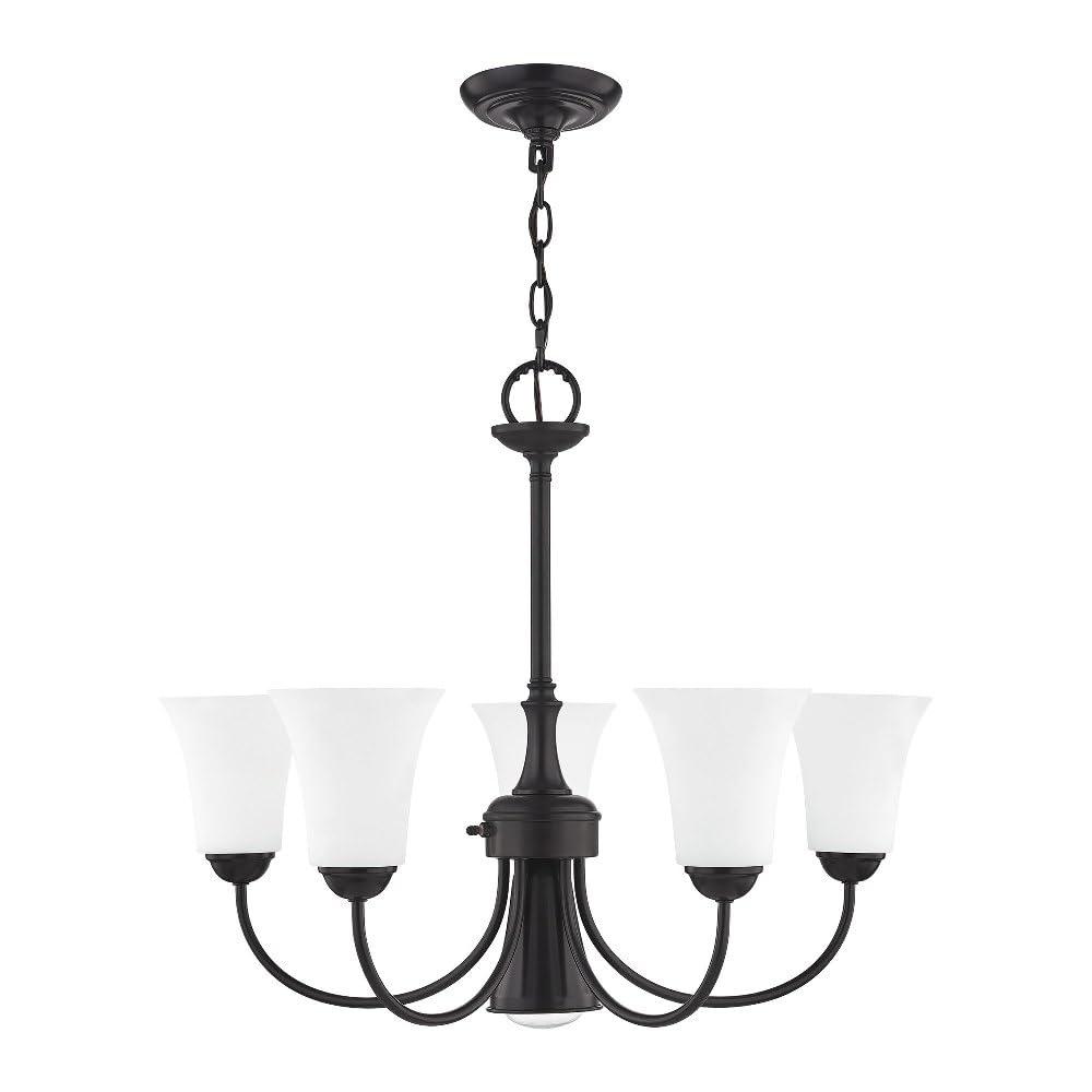 Traditional Five Light Chandelier-Antique Brass Finish Bailey Street Home 218-Bel-2255990