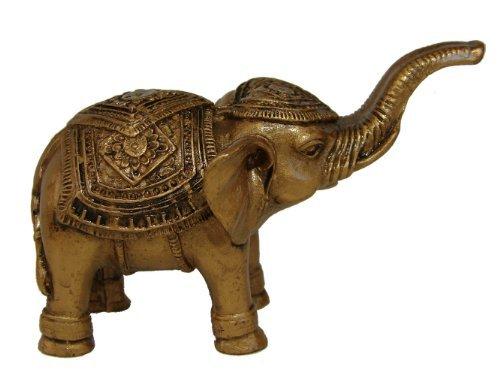 Bronze Trunk Up Elephant Statue for Home Decoration