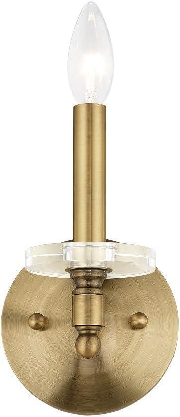 Livex Lighting Bennington 1 - Light Wall Light in  Polished Nickel