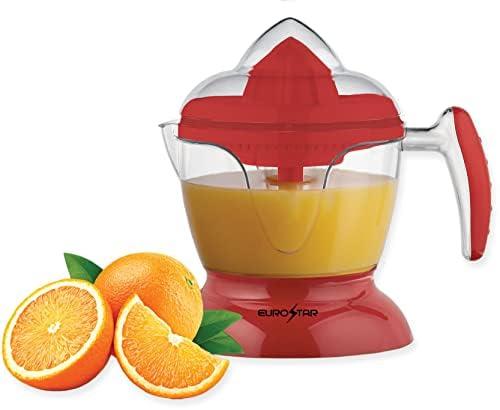 EUROSTAR ECJ600RED 25oz Electric Citrus Juicer, Red