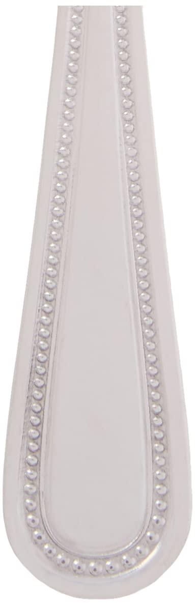 Winco Dots Stainless-Steel Bouillon Spoon, Heavyweight, 6.75" (12 Pack) (Set of 12)