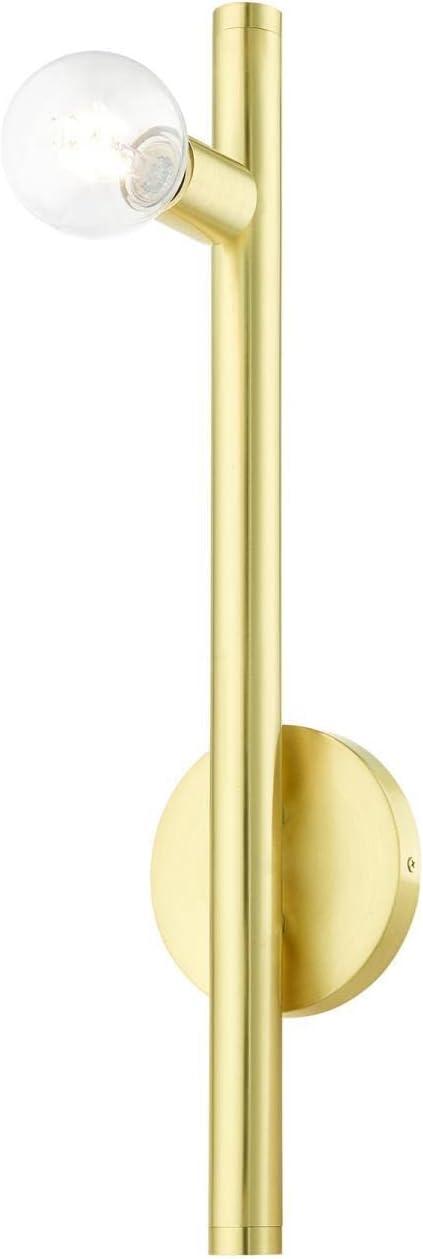 Livex Lighting Bannister 1 - Light Wall Light in  Satin Brass