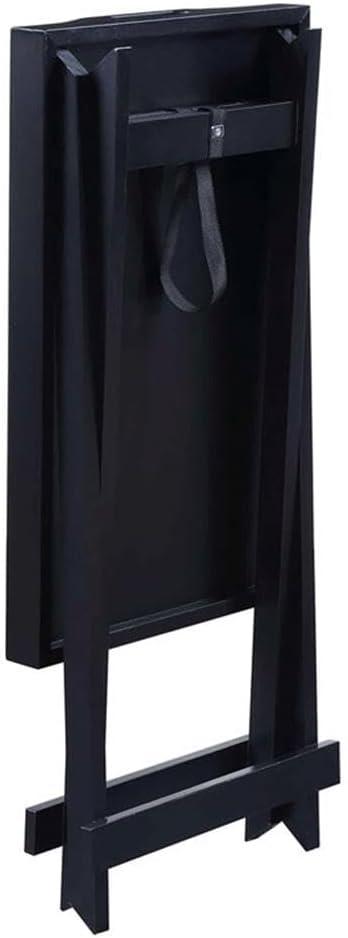 Convenience Concepts Designs2Go Folding Tray Table, Black