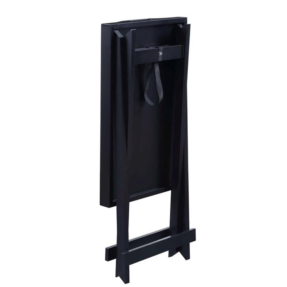 Convenience Concepts Designs2Go Folding Tray Table, Black