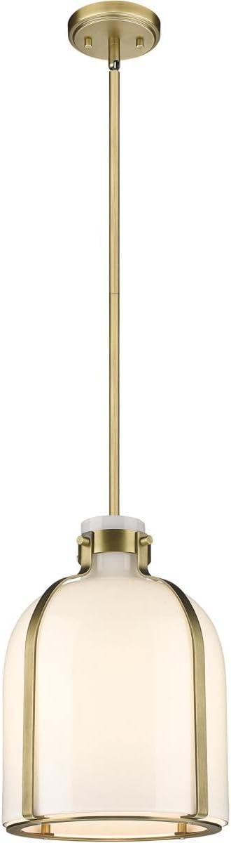 1 Light Chandelier In Transitional Style-13.5 Inches Tall And 9.75 Inches Wide-Rubbed Brass  Finish Z-Lite 818-9Rb