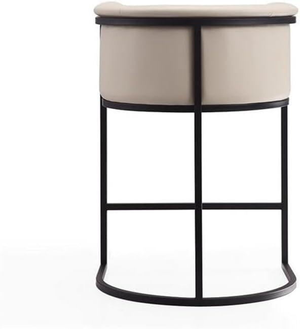 Cosmopolitan Metal Counter Height Barstool - Manhattan Comfort