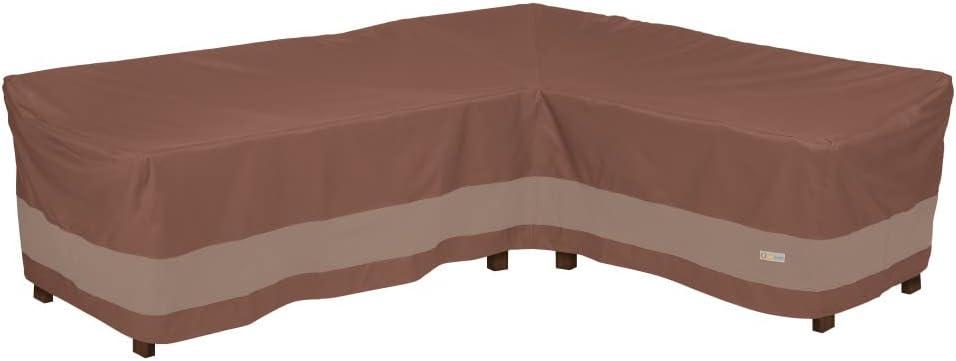 Duck Covers Ultimate Waterproof 104 Inch Patio Right-Facing Sectional Lounge Set Cover