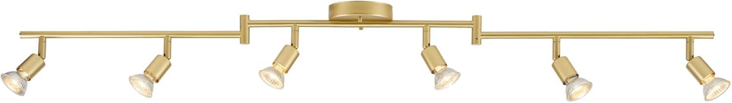 Globe Electric Company 47.2'' 6 -Light Swing Arm Track Track Kit with Dimmable and Adjustable Head
