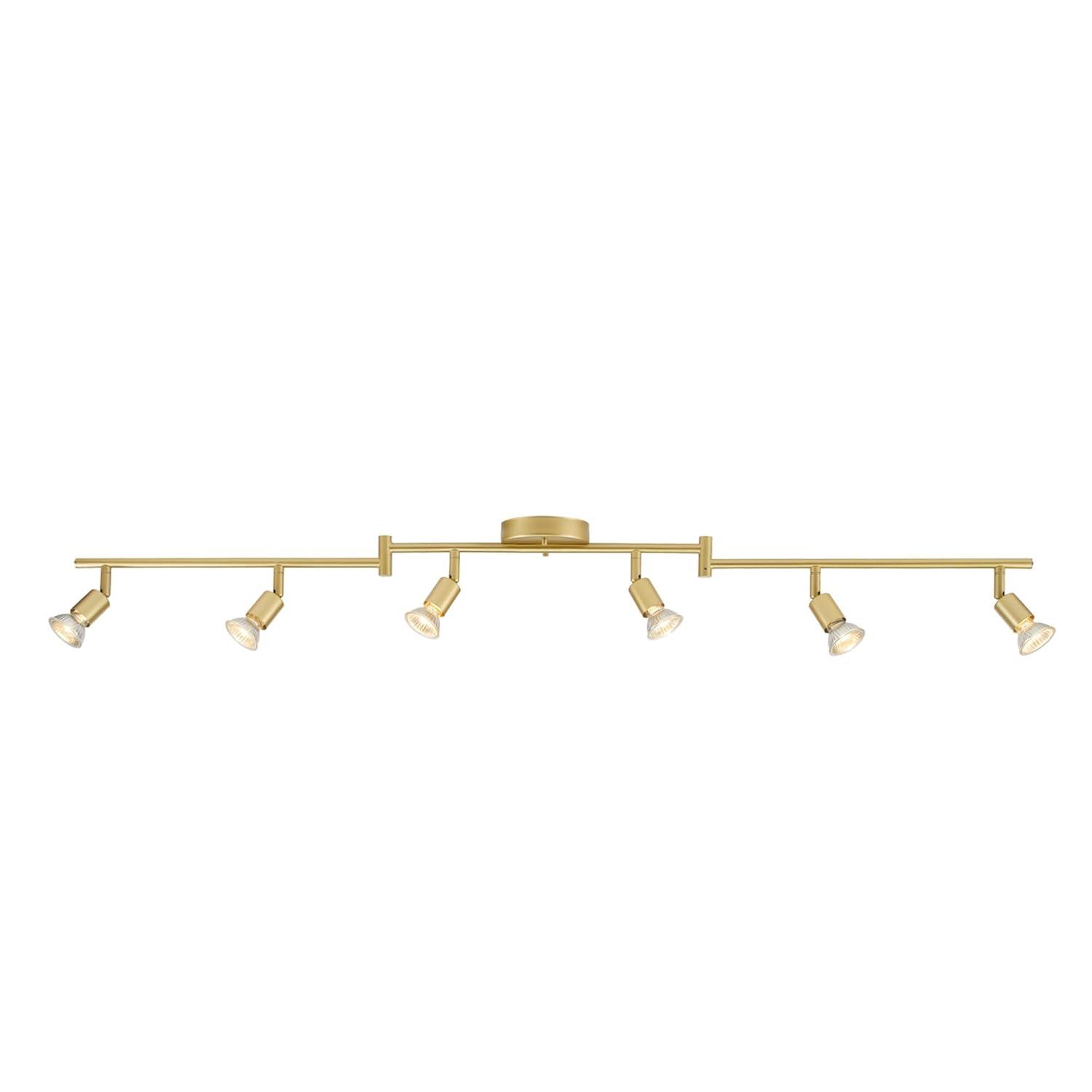 Globe Electric Company 47.2'' 6 -Light Swing Arm Track Track Kit with Dimmable and Adjustable Head