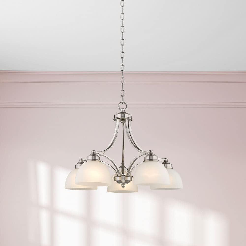 Livex Lighting Somerset 5 - Light Chandelier in  Brushed Nickel