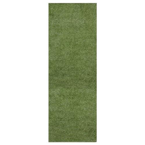 Ottomanson Grass Waterproof Indoor/Outdoor Realistic Feel Artificial Grass Turf Rugs and Rolls Customized Size For Balcony, Patios